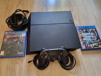 PlayStation 4, Black, 500GB + 2 žaidimai.