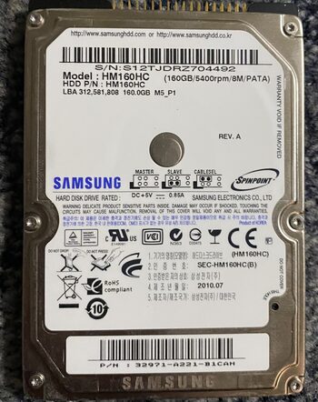 Samsung Spinpoint M Series 160 GB HDD Storage