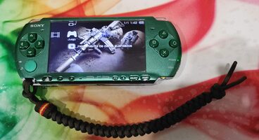 PSP 3000, Green, 32MB