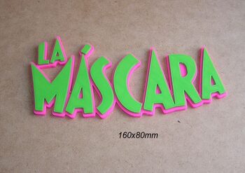 Buy La Mascara, Cartel, Logo, Letrero Impresion 3D