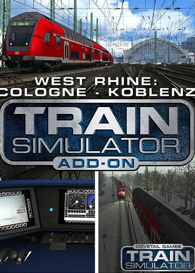 E-shop Train Simulator - West Rhine: Köln - Koblenz Route Add-On (DLC) Steam Key GLOBAL