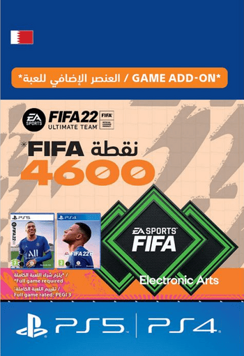 FIFA 22 - 4600 FUT Points (PS4/PS5) PSN Key BAHRAIN