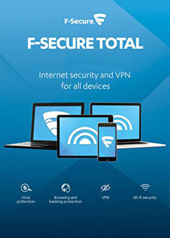 F-Secure Total Protection 10 Devices 1 Year Key GLOBAL