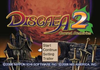 Disgaea 2: Cursed Memories PlayStation 2