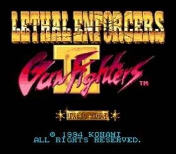 Lethal Enforcers II: Gun Fighters SEGA CD