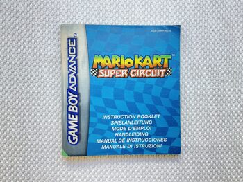 Manual Mario Kart Super Circuit Gameboy Advance Nintendo Agb-Amkp-Neu6