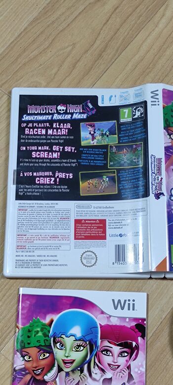 Monster High: Skultimate Roller Maze Wii for sale