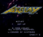 Axelay (1992) SNES