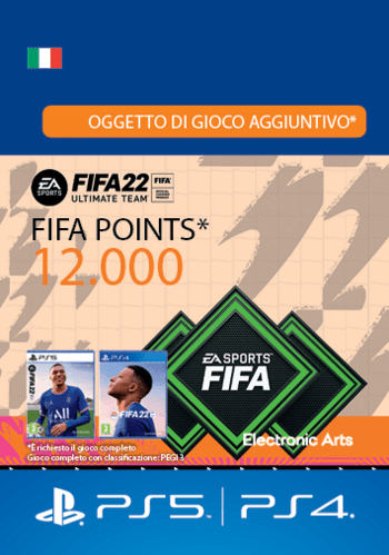 FIFA 22 -  12000 FUT Points (PS4/PS5) PSN Key ITALY