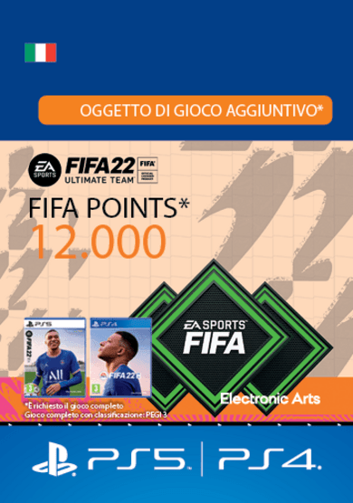 E-shop FIFA 22 - 12000 FUT Points (PS4/PS5) PSN Key ITALY
