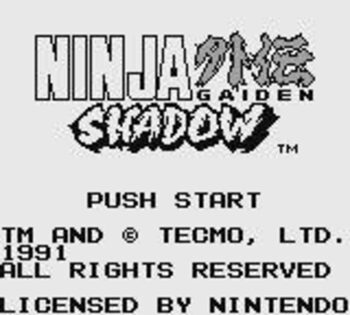 Ninja Gaiden Shadow Game Boy