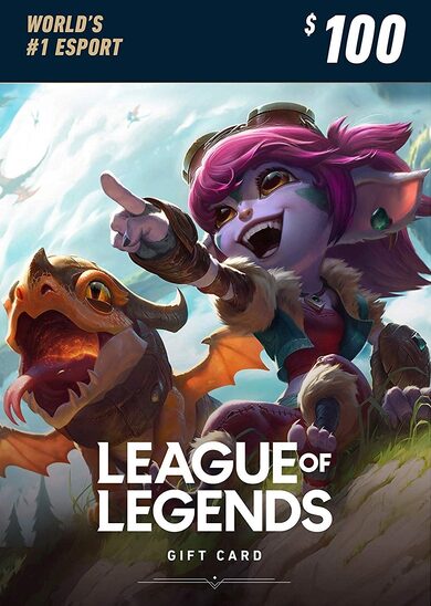 E-shop League of Legends Gift Card 100$ - Riot Key NA Server Only