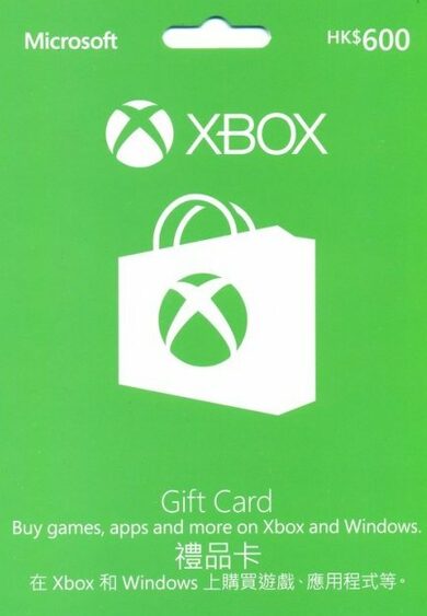 E-shop Xbox Live Gift Card 600 HKD Xbox Live Key HONG KONG