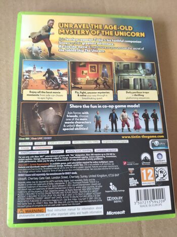 The Adventures of Tintin: The Secret of the Unicorn Xbox 360