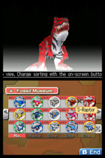 Fossil Fighters Nintendo DS