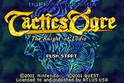 Tactics Ogre: The Knight of Lodis Game Boy Advance