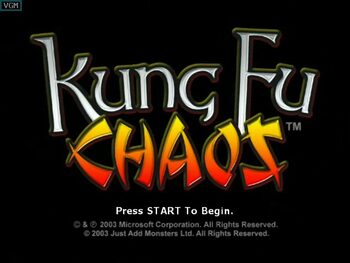 Kung Fu Chaos Xbox for sale