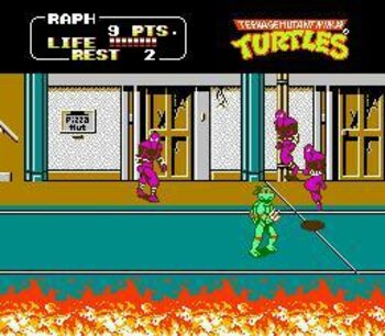 Teenage Mutant Ninja Turtles II: The Arcade Game NES