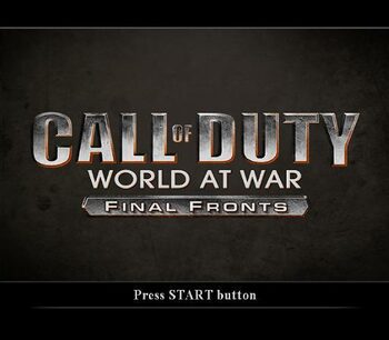 Call of Duty: World at War - Final Fronts PlayStation 2