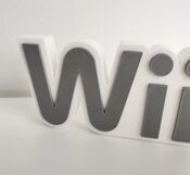 Letrero Nintendo Wii en 3D