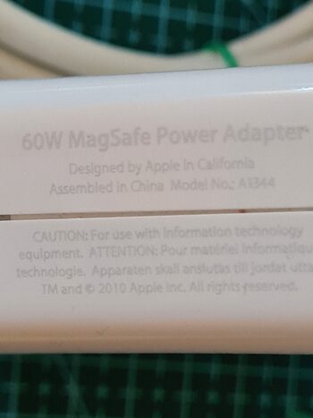 Buy Apple 60W Magsafe Power Adapter + prailgintas maitinimo kabelis