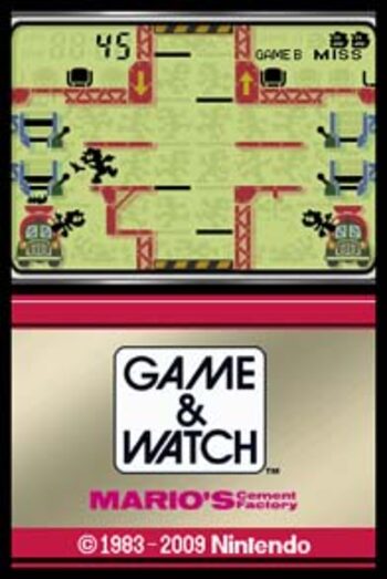 Game & Watch: Mario's Cement Factory Nintendo DS