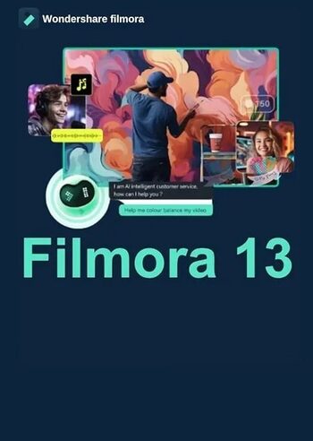 Wondershare Filmora 13 Video Editor (1 PC, 1 Year) Key GLOBAL