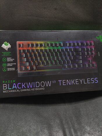 Razer BlackWidow V3 Tenkeyless TKL - Switches verdes - UK - Negro