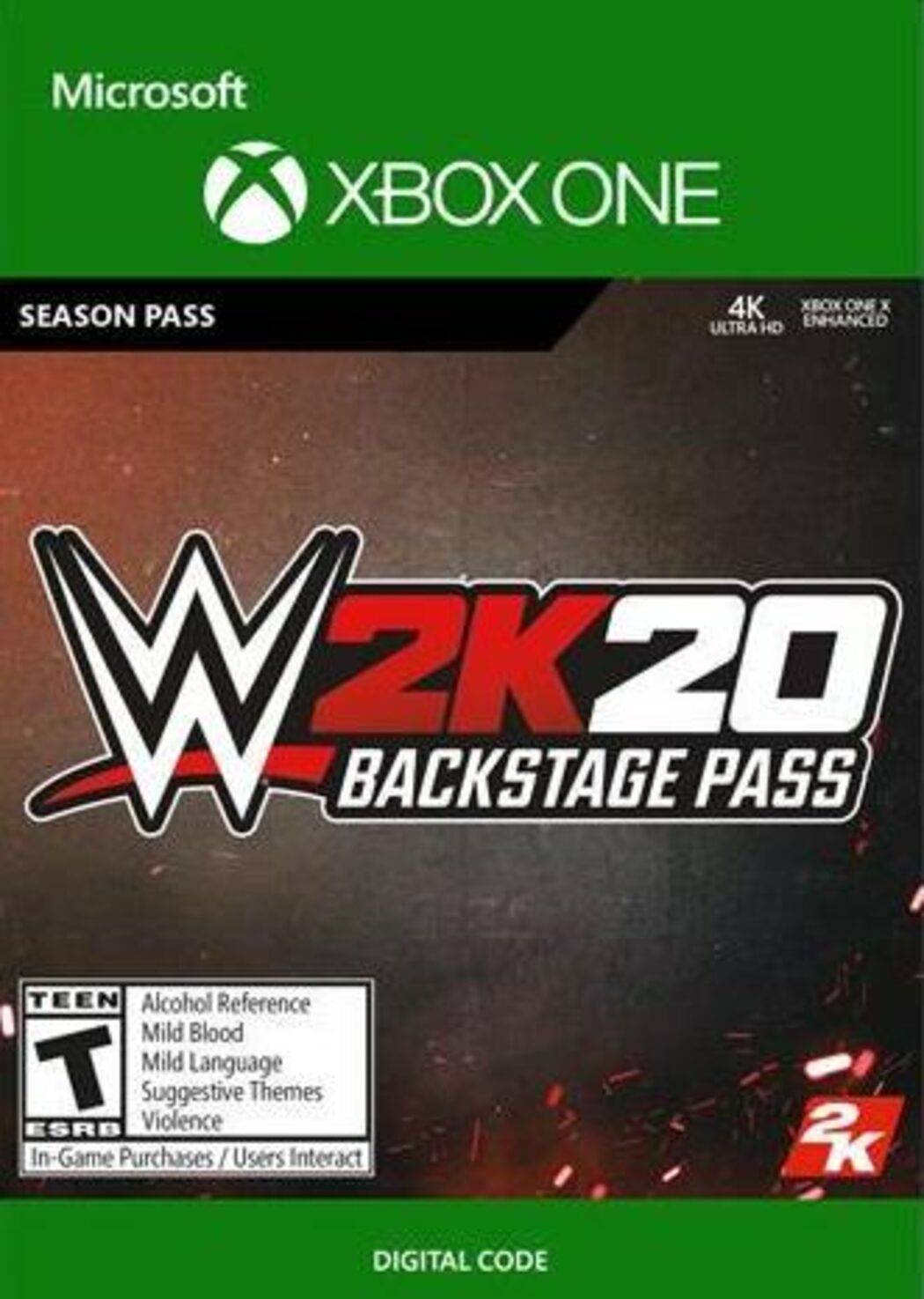 WWE 2K20 Backstage Pass Xbox CD key Buy cheaper