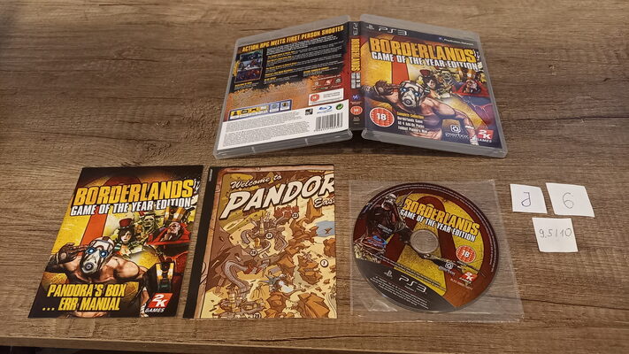 Borderlands Game Of The Year Edition PlayStation 3