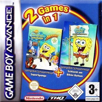 2 Games in 1: SpongeBob SquarePants: Battle for Bikini Bottom + SpongeBob SquarePants: Supersponge Game Boy Advance