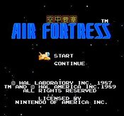 Air Fortress NES