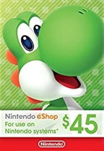 Tarjeta Nintendo Eshop 45 dólares Estados Unidos USA