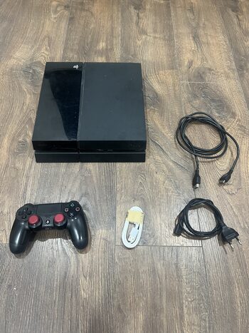 PlayStation 4, Black, 500GB/8.50/4 žaidimai