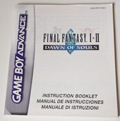 Redeem Final Fantasy I & II Dawn of Souls Game Boy Advance