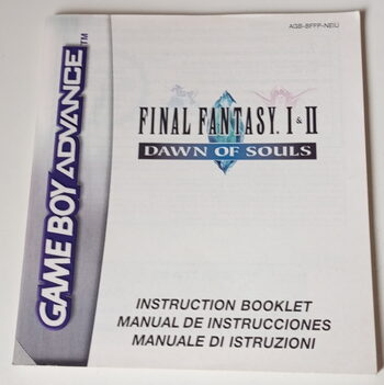 Redeem Final Fantasy I & II Dawn of Souls Game Boy Advance