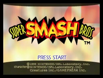 Super Smash Bros. (1999) Nintendo 64