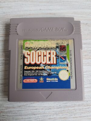 Sensible Soccer: European Champions Game Boy