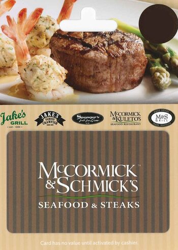 McCormick & Schmick’s Restaurant Gift Card 100 USD Key UNITED STATES