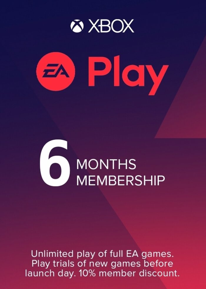 EA Play 6 month Xbox key | Buy EA Play cheaper!