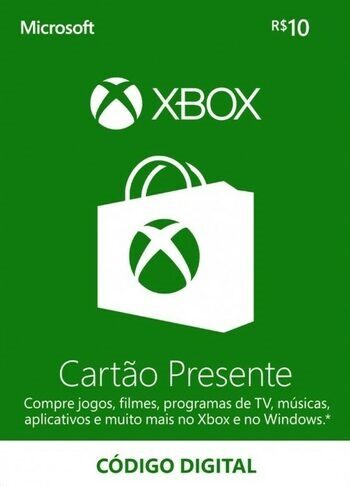 Cartão Presente Xbox Live 10 BRL Xbox Live Key BRAZIL