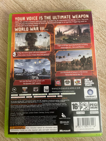 Tom Clancy's EndWar Xbox 360