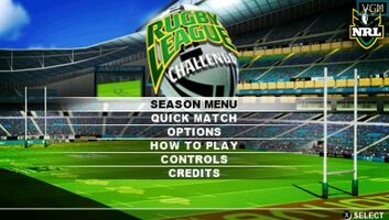 Rugby League Challenge PSP