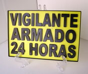 Buy Placa personalizada para tu negocio en relieve 3D