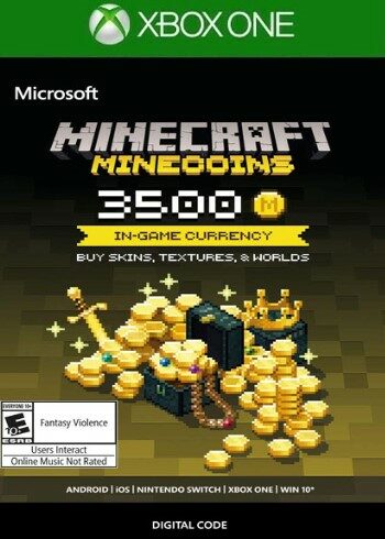 Minecraft : Pack Minecoins : 3500 Coins Clé (Xbox One) Xbox Live EUROPE