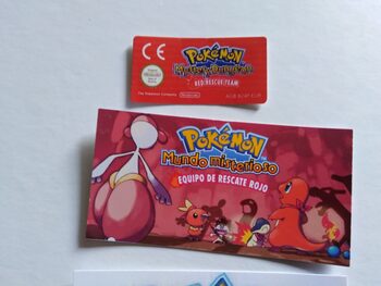 Buy Lote 4 pegatinas Pokémon Mundo Misterioso Equipo de Rescate Rojo