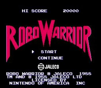 Robowarrior NES