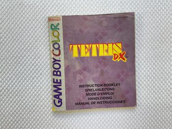 Manual Tetrix Dx Gameboy Color Nintendo BUENA CONDICION