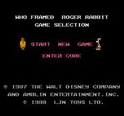 Who Framed Roger Rabbit Game Boy