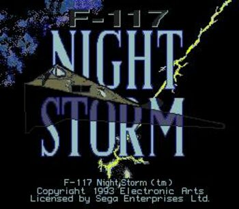 F-117 Night Storm SEGA Mega Drive